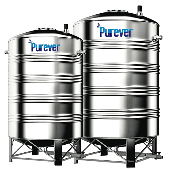 Hyginox stainless steel water tank