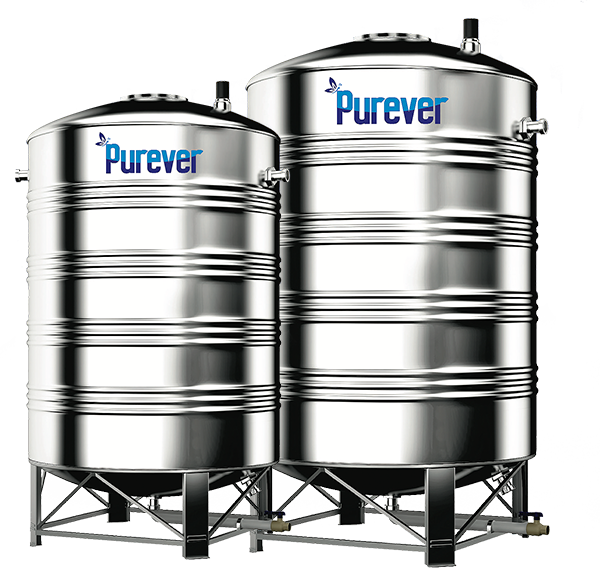 Hyginox stainless steel water tank