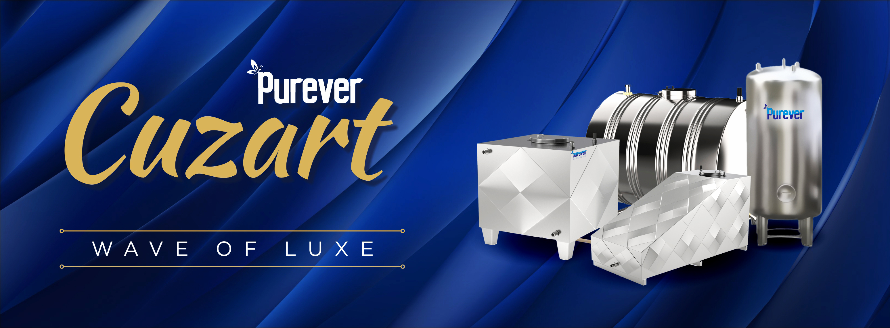 Cuzart Stainless Steel Water Storage Tank